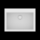 Νεροχύτης Γρανιτένιος Sanitec Ultra Granite 815 70 1B (70X50) Bianco (Λευκό) Βαρέως Τύπου με 1 Μεγάλη Γούρνα